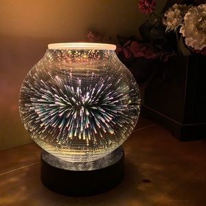 NEW NIB Glass Scentsy Stargaze Warmer